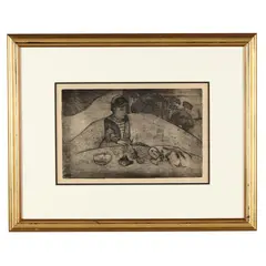 La Femme aux Figues (Woman with Figs) by Paul Gauguin, Etching on laid paper, sold Jul 2026