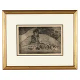 La Femme aux Figues (Woman with Figs) by Paul Gauguin, Etching on laid paper, sold Jul 2026