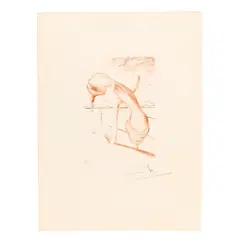 Téléphone Mou (Soft Telephone) by Salvador Dalí, Etching in sanguine, sold Jul 2026