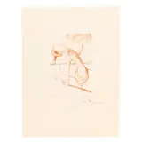 Téléphone Mou (Soft Telephone) by Salvador Dalí, Etching in sanguine, sold Jul 2026