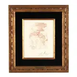 Albert Einstein by Salvador Dalí, Etching in sanguine on wove paper, sold Jul 2026