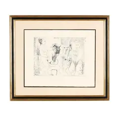 Peintre au Travail (B. 1121, Ba. 115) by Pablo Picasso, Drypoint etching, sold Jul 2026