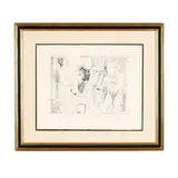 Peintre au Travail (B. 1121, Ba. 115) by Pablo Picasso, Drypoint etching, sold Jul 2026