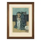 Maternité by Pablo Picasso, Etching and aquatint in colors, sold Jul 2026