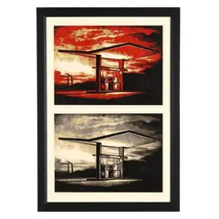 America's Favorite (Red) / America's Favorite (Silver) (Two Works) by Shepard Fairey, Two silkscreen prints in colors, sold Jul 2026