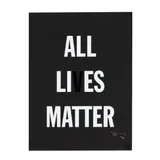 All Lies Matter by Hank Willis Thomas, Screenprint in black and white on black wove paper, sold Jul 2026