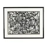 Spirits Watching by David C. Driskell, Lithograph in colors, sold Jul 2026