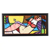 Not a Wallflower by Romero Britto, Mixed-media print on canvas with hand-embellishments, sold Jul 2026