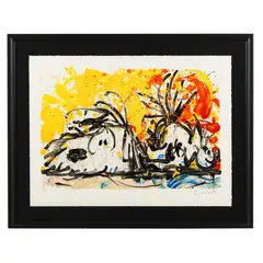 Blow Dry by Tom Everhart, Lithograph in colors, sold Jul 2026