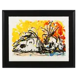 Blow Dry by Tom Everhart, Lithograph in colors, sold Jul 2026