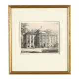 Second North Carolina State Capitol, Raleigh by Louis Orr, Etching, sold Jul 2026