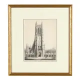 Duke University Chapel, Durham, North Carolina by Louis Orr, Etching, sold Jul 2026