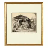 Playmakers’ Theater, North Carolina State University [University of North Carolina at Chapel Hill], Chapel Hill, North Carolina by Louis Orr, Etching, sold Jul 2026