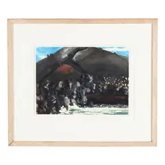 Anak Krakatau by Maud Gatewood, Watercolor on paper, sold Jul 2026
