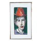 Boy with Red Hat by Robert Broderson, Acrylic on canvas, sold Jul 2026