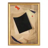 Block in Space by Ola Maie Foushee, Oil on Masonite, sold Jul 2026
