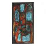 Demolition by Ola Maie Foushee, Mixed media on Masonite, sold Jul 2026