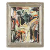 Abstract Composition by Ola Maie Foushee, Oil on canvas, sold Jul 2026