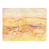 Negev by Jillian Goldberg, Acrylic and mixed media collage on paper, sold Jul 2026