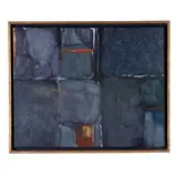 Abstract Grid Painting by N. Lanasa, Acrylic on canvas, sold Jul 2026