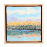 Bowen Pond by J.M. Henry, Oil and acrylic on canvas, sold Jul 2026