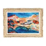 Abstract Coastal Landscape by Anna Costa, Oil on canvas, sold Jul 2026