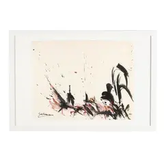 Untitled (Catalog No. 6651) by Soshana Afroyim, Ink on Japanese Kinwashi paper, sold Jul 2026