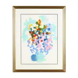 Still Life with Flowers by George Boys, Oil and watercolor on paper, sold Jul 2026