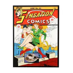 Sensation Comics by Bernard Martin, Oil, sold Jul 2026