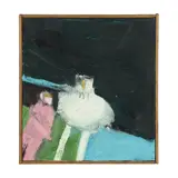 Untitled (Two Figures at Night) by James Arliss Bumgardner, Oil on canvas, sold Jul 2026