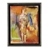 Winged Figure by Amy Dixon, Acrylic on canvas, sold Jul 2026
