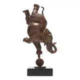 Elephant on a Unicycle by Sergio Bustamante, Patinated bronze, sold Jul 2026
