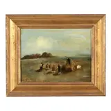 La Tregua by Rodolfo Gardey, Oil on masonite, sold Jul 2026