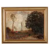 A Mountain Road by Joseph Henry Boston, Oil on board, sold Jul 2026