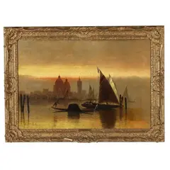Venice by Saint Clair Augustin Mulholland, Oil on canvas (lined), sold Jul 2026
