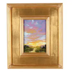 Sunset by Thomas DeDecker, Oil on panel, sold Jul 2026
