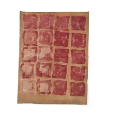 Sant titre, entre 1968 et 1973 by Jean-Pierre Pincemin, Acrylique sur toile libre cousue, sold Oct 2015