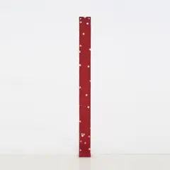 Bande rouge by Noël Dolla, 1970, Acrylique et crayon sur tissu, sold Oct 2015