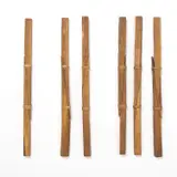 Six assemblages jumelés by Bernard Pagès, 1976-77, Bois de chataignier et rotin, sold Oct 2015
