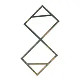 Triangulation verte by Daniel Dezeuze, 1976, Bois souple pleint, sold Oct 2015