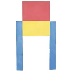 Toile découpée by Louis Cane, 1974, Huile sur toile métisse, découpée et pliée, sold Oct 2015