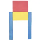 Toile découpée by Louis Cane, 1974, Huile sur toile métisse, découpée et pliée, sold Oct 2015