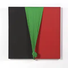 Quipus 37-R-1 by Jorge Eielson, 1973, Technique mixte sur bois, sold Jun 2015