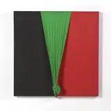 Quipus 37-R-1 by Jorge Eielson, 1973, Technique mixte sur bois, sold Jun 2015