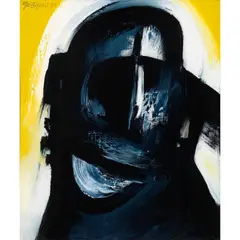 Le Poète Blessé by John Christoforou, 1994, Huile sur toile, sold Jun 2015