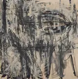 Mist by Fritz Bultman, 1957, Huile et crayon sur panneau de craie, sold Jun 2015