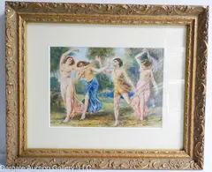 Untitled by William Edward Frost, Watercolor gouache & pencil on paper, offered Dec 2024