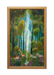 The Jungle by Daniel Louis, acrylic on canvas, sold Feb 2025