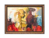 Outlaw Fish by Vicente Dopico Lerner, acrylic on canvas, sold Feb 2025