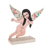 Untitled - Angel - 1993 by Howard Finster, mixed media, sold Feb 2025